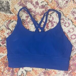 Lululemon ribbed energy longline bra